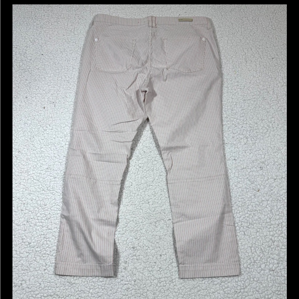 Pilcro the Letterpress Womens Pinstriped Cropped Pants Size 32 Preppy - Picture 4 of 5